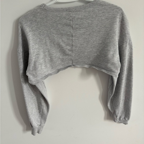 Dynamite Clothing Gray Bolero - Picture 2 of 3